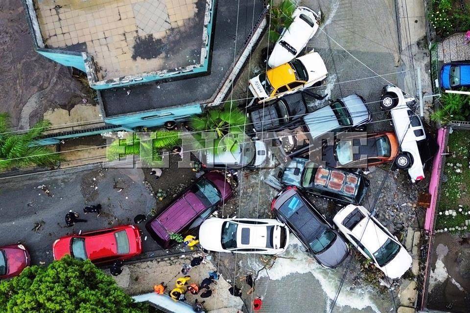 Reciben 'golpe' de lluvia