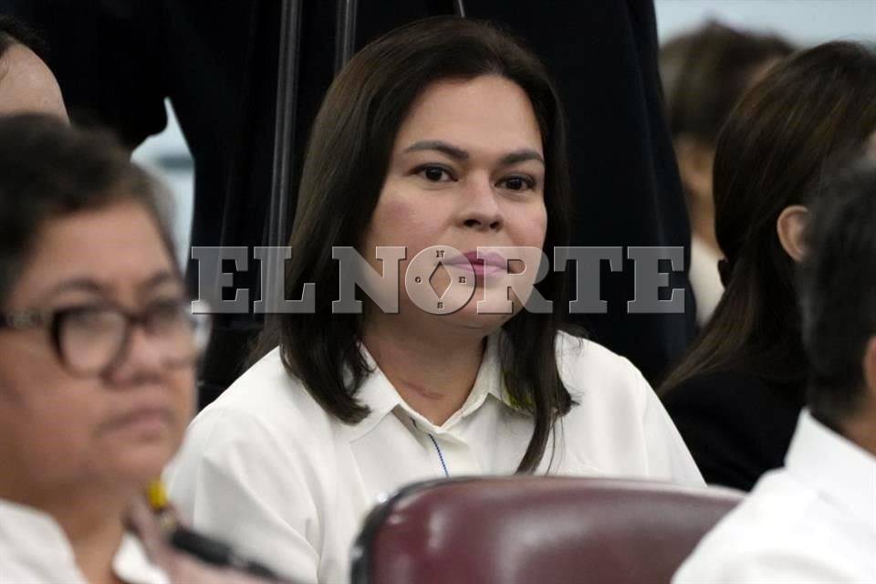 Vicepresidenta filipina amenaza con asesinar al Presidente