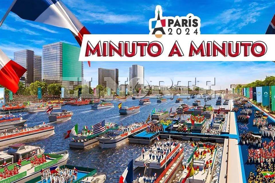 El minuto a minuto de la gran inauguración de París 2024